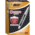 Bic Pen, Retractable, Antimicrobial, Medium, 60/BX, Black PK BICCSAP60ECBK